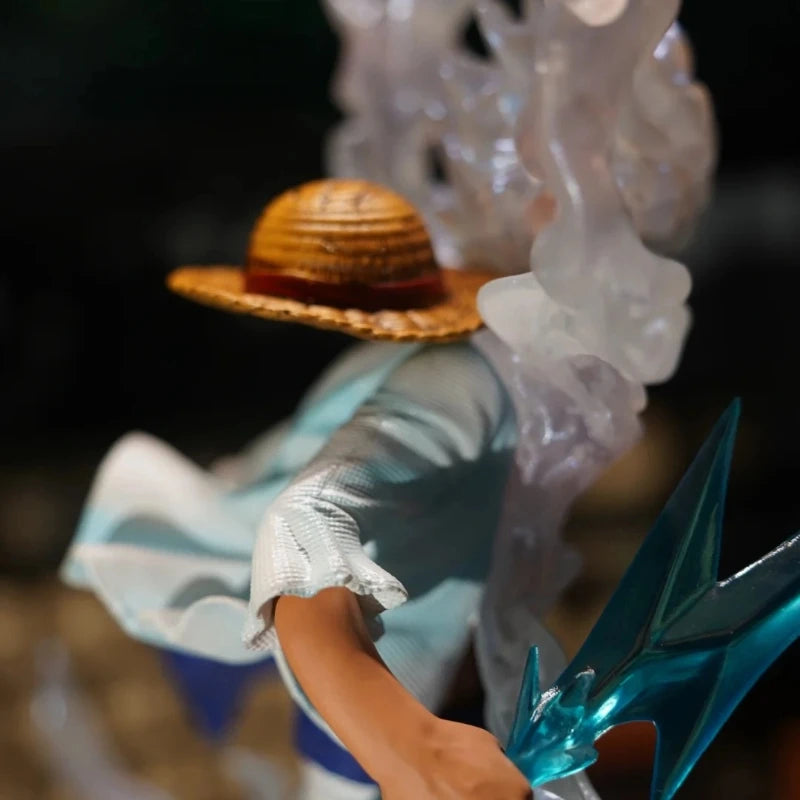 One Piece 23cm Lx Luffy Nika Action Figures GK Light-Up Statue PVC Model Anime Peripheral Toy Desktop Ornament Collectible Gift