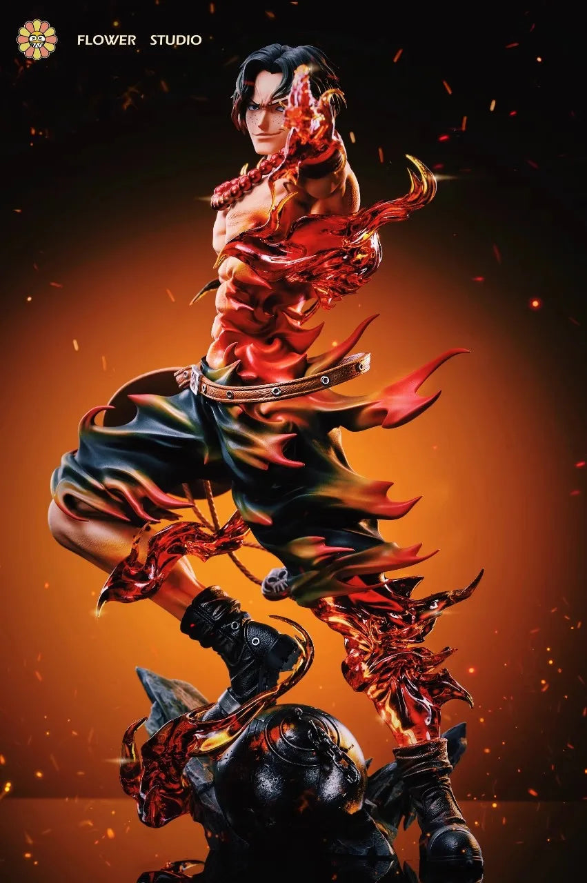 One Piece Figure Ace Figures Portgas·D· Ace Action Statue Pvc Gk Model Collection Doll Desktop Decoration Toys Birthday Gift