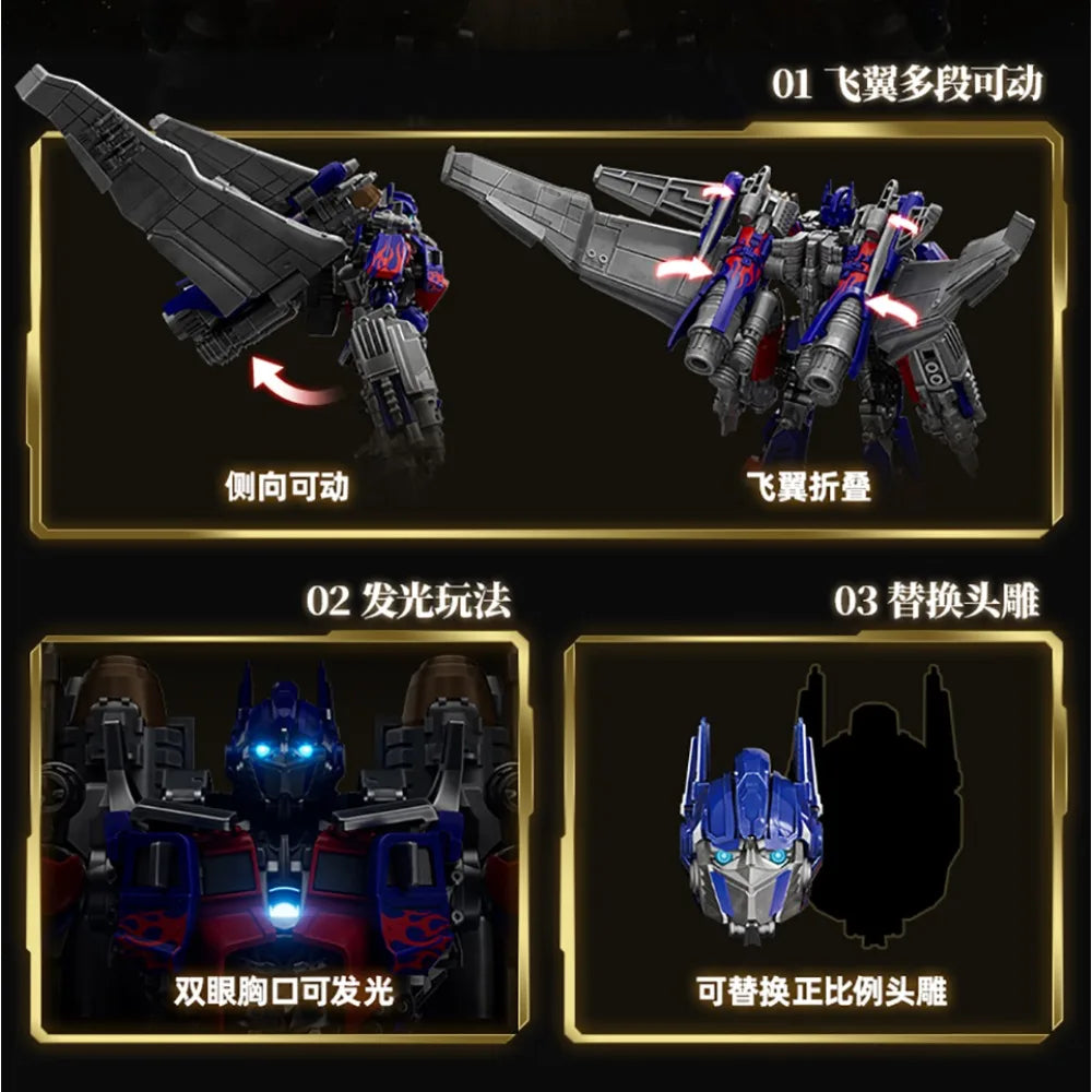 Genuine BLOKEES Transformers Classic Class Action Figures Jet Wing Optimus Prime Assembly Model Anime Peripheral Toy Boy's Gifts