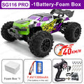 SG116MAX 80KM/H Високоскоростна RC кола Безчеткова 4WD Офроуд Дрифт Кола с дистанционно управление 1:16 Професионални състезателни коли SG116PRO 40KM/H