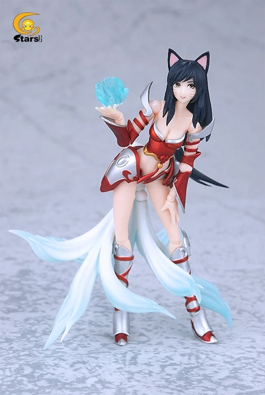 【In Stock】LOL Action Figurals 16cm Ahri Anime Figurine Statue Figures Cartoon Collectible Model Toy