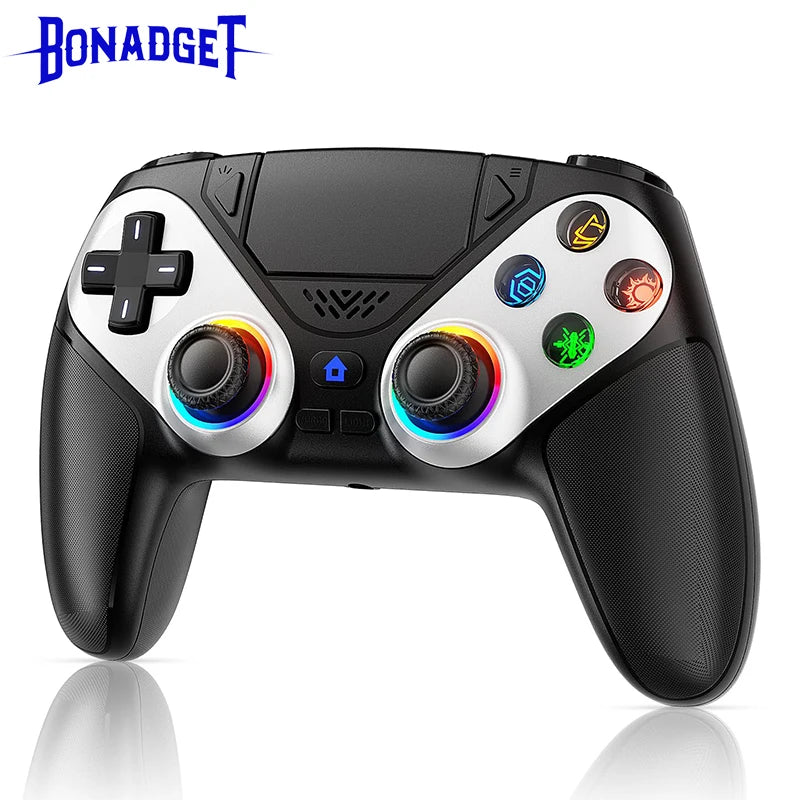 Controller for PS5/Playstion 5 Pro/Slim/PC Console Wireless Gamepad Game Joystick RGB Lights Turbo Touchpad Hall Trigger Rocker