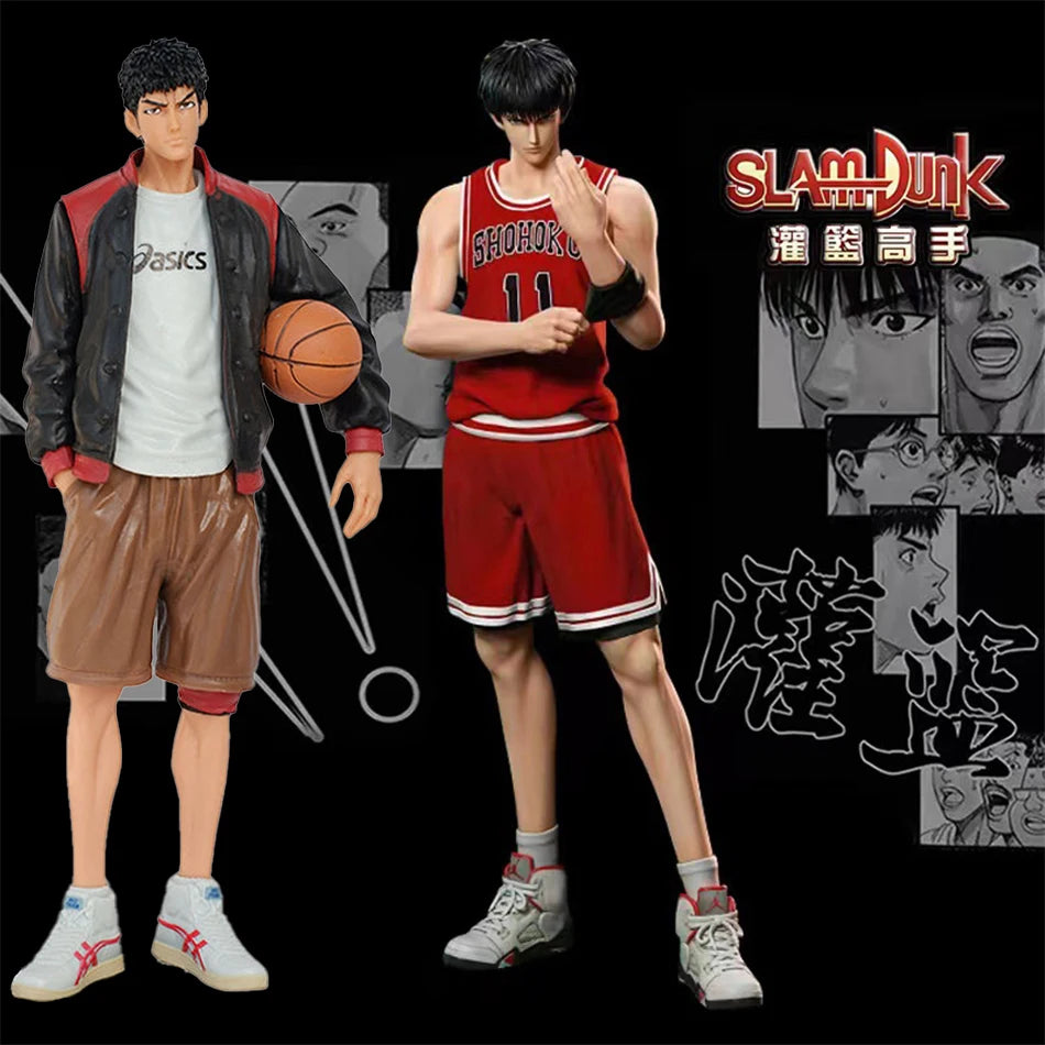 30cm in Stock Slam Dunk Action Figure Anime Sakuragi Hanamichi Hisashi Mitsui Ryota Miyagi Takenori Akagi Figuras Toy Model Gift
