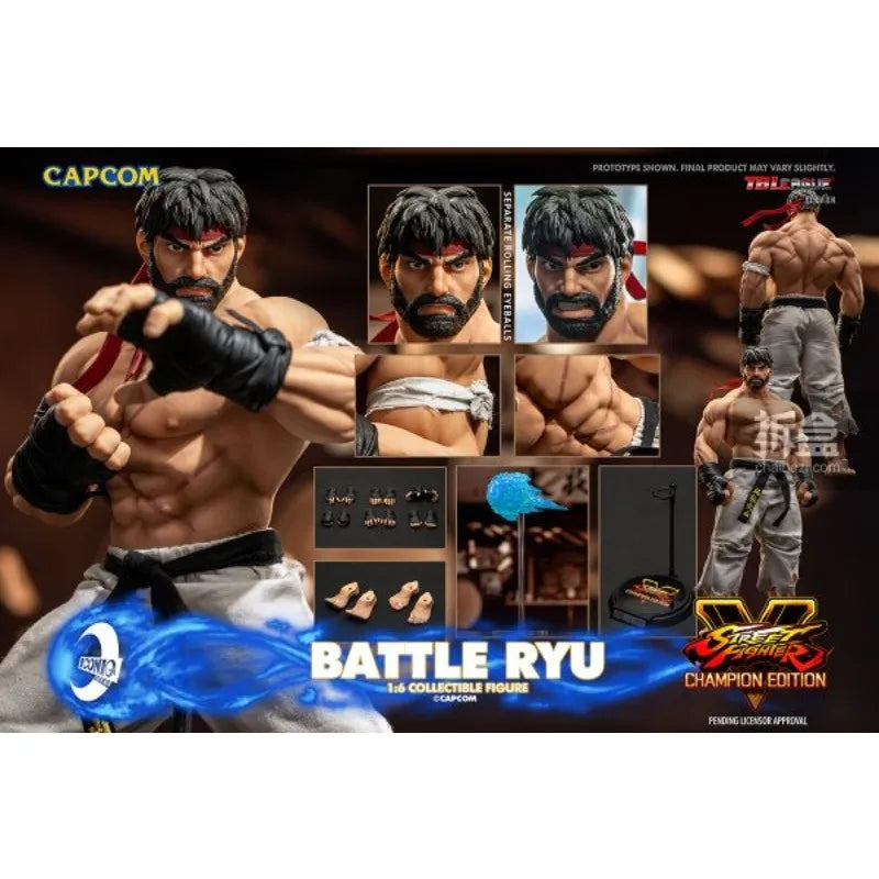 ICONIQ STUDIO Original 1/6 Finished Movable Exquisite Doll Series Street Fighter V Anime Long Toys Model Festival Gift for Boys