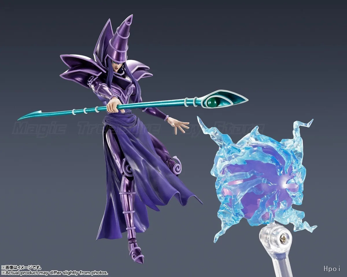 【In stock】 Original SHF Yu-Gi-Oh! Duel Monsters Black Magician Action Figure Model Toy Ornament