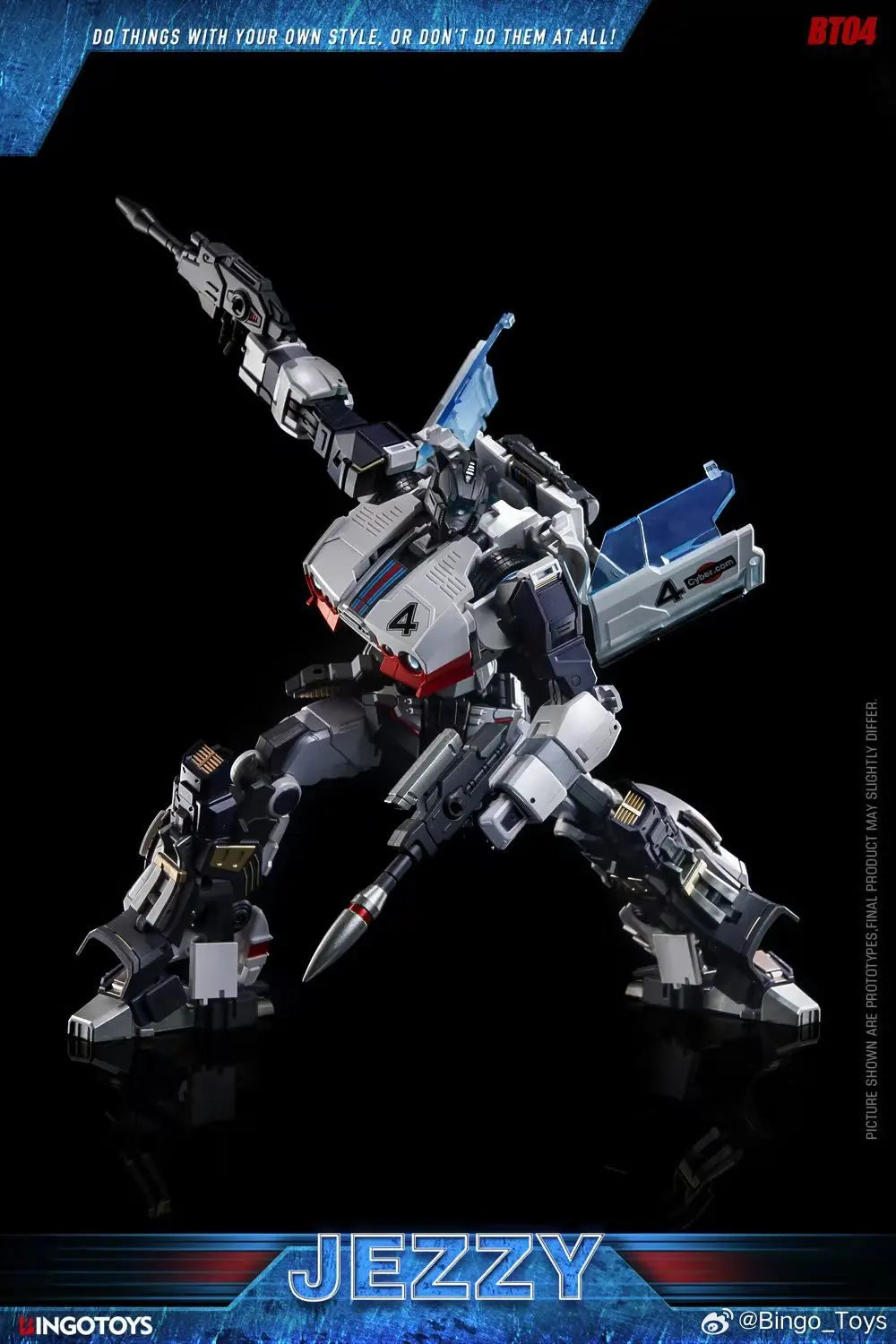 [Auf Lager] BingoToys Transformation BT07 Jezzy Jazz Super Soldier BT-07 Auto Actionfigur Roboter Geschenksammlungen