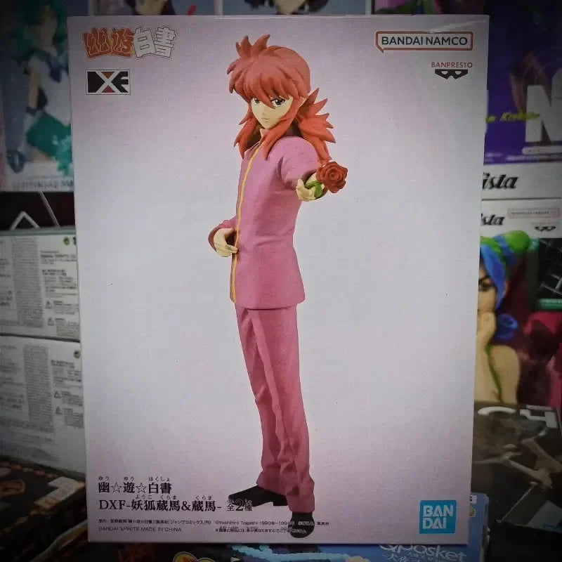 Original Bandai Q Posket YuYu Hakusho Kurama Anime-Actionfiguren-Sammlerstück, Ornamente, Spielzeugfigur, Geburtstagsgeschenk