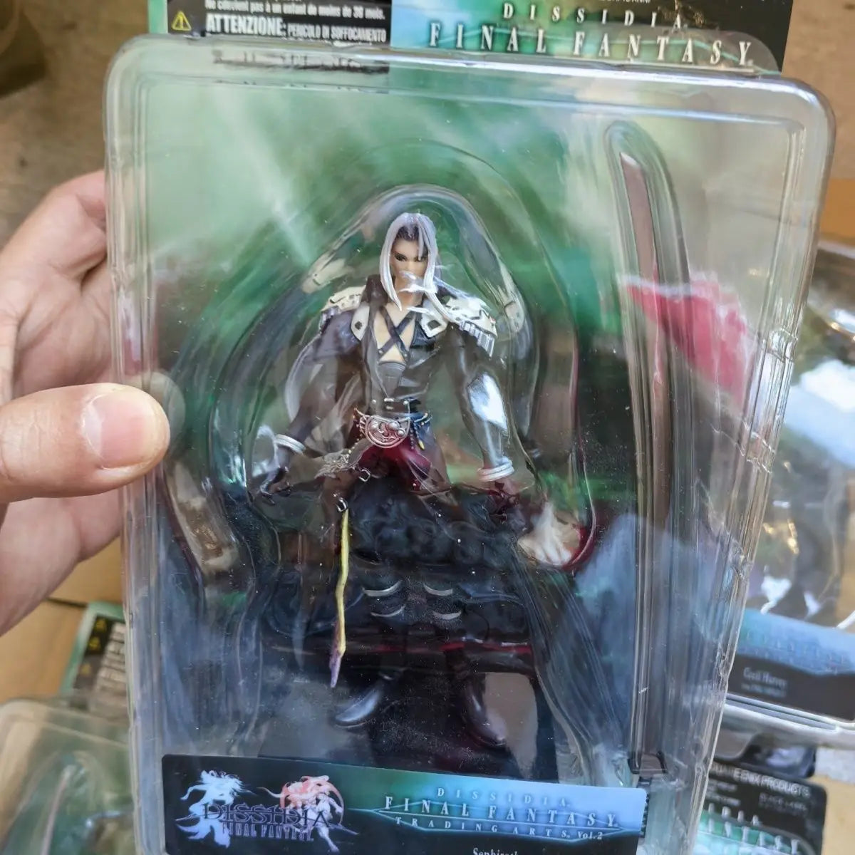 20cm gift box Japanese last leonhart Fantasy figure doll PVC kids collection FF final zell dincht model toy
