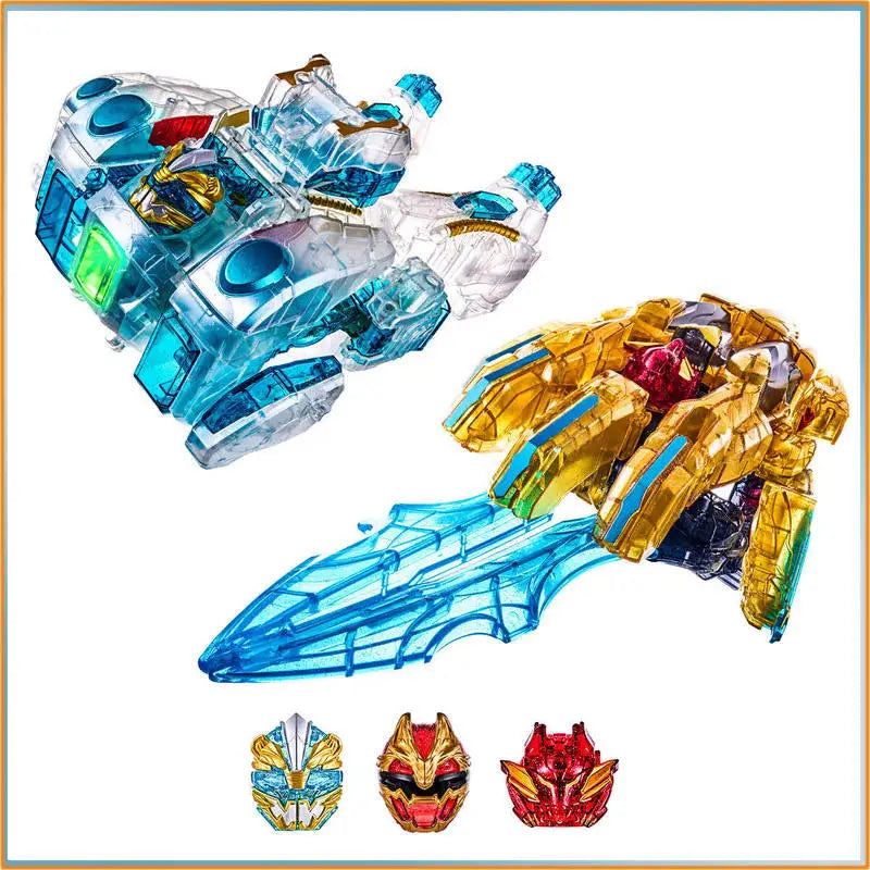 Bandai No.1 Sentai Gozyuger Dx Shouken Sword & Tokasod Polar Bear Gauntlet Clear Color Set, Cosplay Prop Toy Gift
