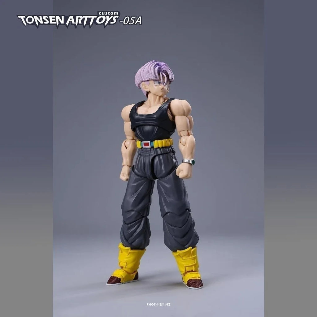 Second Edition Tonsenarttoys Tonsen Arttoys Kamione Dragon Ball Z Super Saiyan SSJ SSJ2 Trunks 05a 05b Action Figures Model Toys