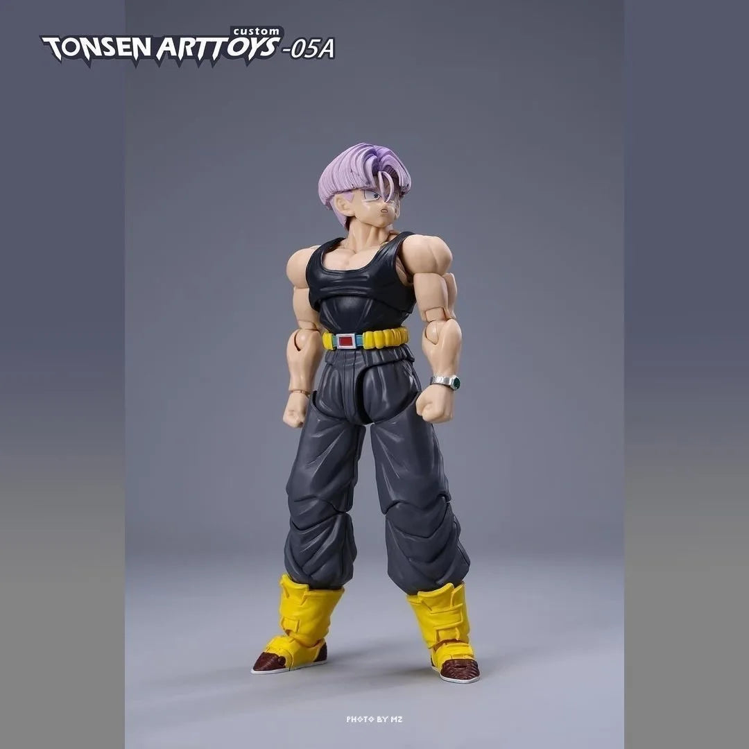 Second Edition Tonsenarttoys Tonsen Arttoys Kamione Dragon Ball Z Super Saiyan SSJ SSJ2 Trunks 05a 05b Action Figures Model Toys