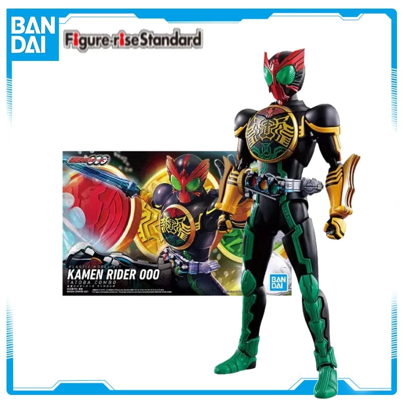 In Stock Bandai Genuine Kamen FRS Rider Model Kit Figure-rise Standard OOO Tatoba Combo Collection  Action Figure Kids Toys