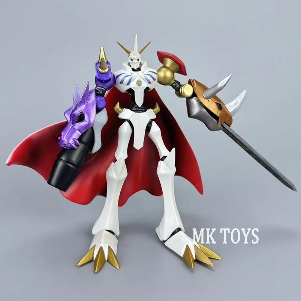 17cm Anime Digimon Adventure Figure Gallantmon Omegamon Action Figures Pvc Statue Desktop Ornamen Collection Model Toys Gifts