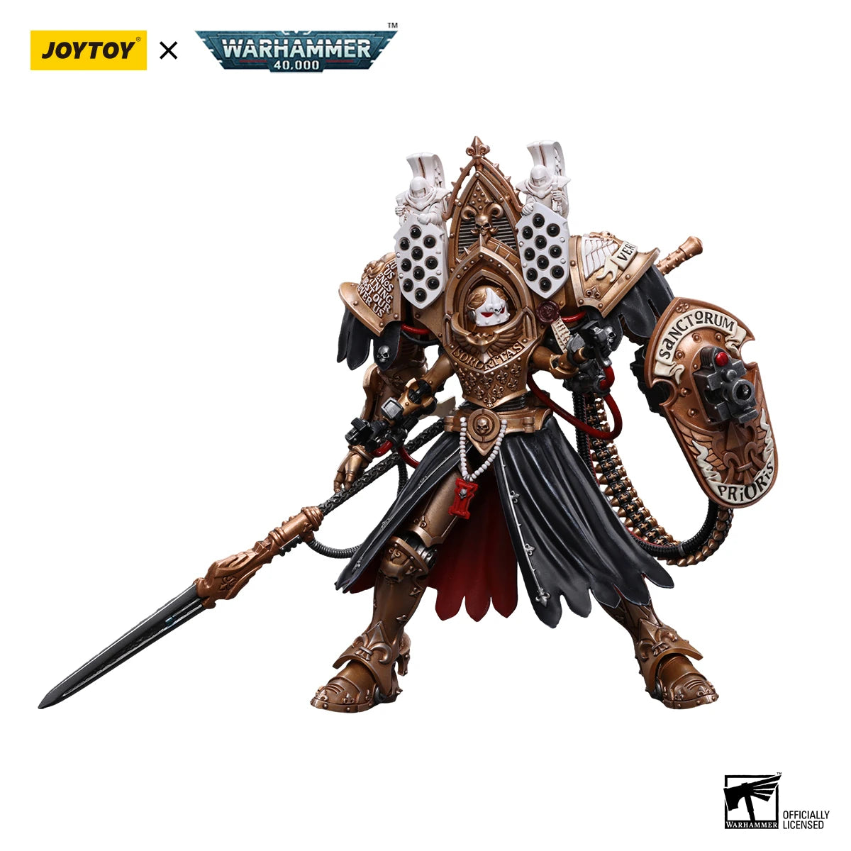 [IN STOCK]JOY TOY Warhammer 40K 1/18 Action Figure Adepta Sororitas Abbess Sanctorum Morvenn Vahl Anime Military Model