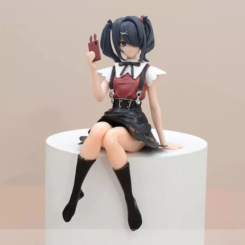 Anime Ame Chan Figures NEEDY STREAMER OVERLOAD Rain Figures Cute Girl Instant Noodles PVC Collectible Model Birthday Toys