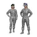 1/35 ROKA female soldier set, Resin Model figure soldier, Military themes, Unassembled and unpainted kit