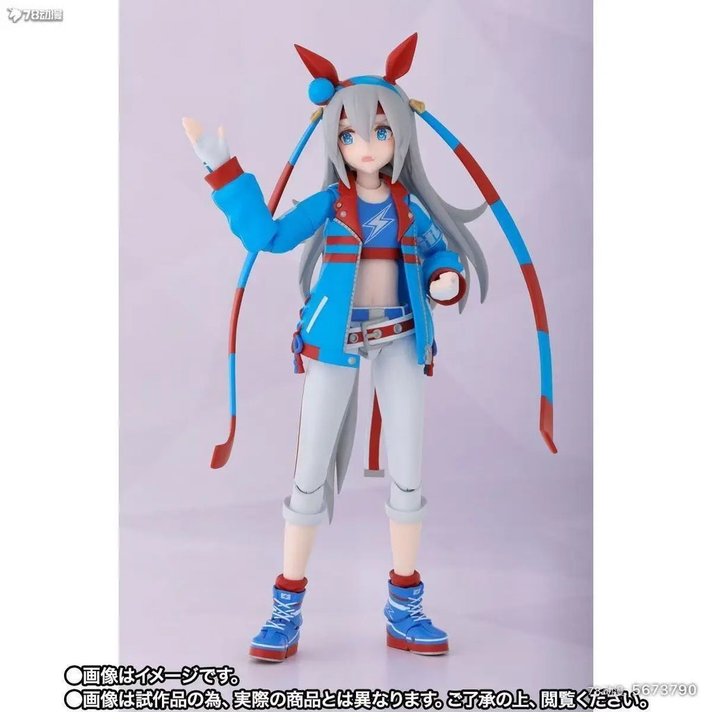 Bandai Genuine S.H.Figuarts Umamusume Pretty Derby Oguri Cap Tamamo Cross Action Figure Collectible Model Toy Gift For Kids