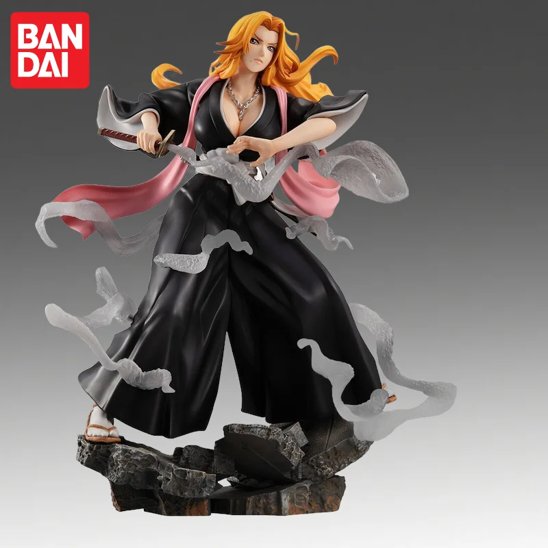 In Stock Bandai Original Megahouse Bleach Matsumoto Rangiku Action Figure Model Doll Brand New Boxed Anime Characters Toys Model