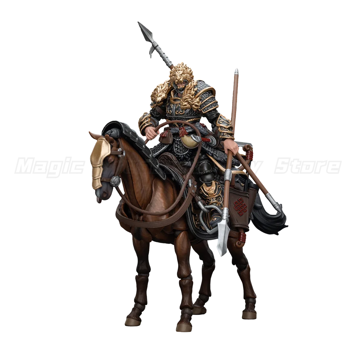 【MT】JOYTOY Dark Source Jiang Hu Northern Hanland Empire White Feather Armored Horse Toy 1/18 Action Figure