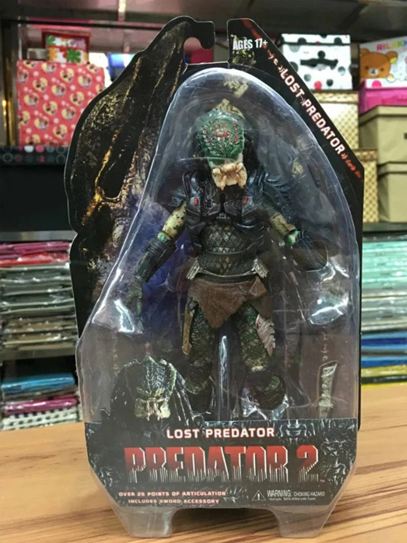 NECA Classic Predator Water City Hunter Warrior Lost Snake Stalker Guardian Jungle Demon Hunter Action Figure Toys Gift For Kids