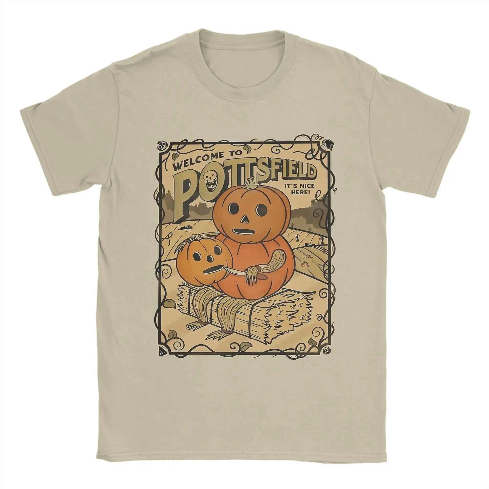 Loween Skeleton Trump Pumpkin Ghost Funny T-irt Damen Ciwalk PU Leder Neun Sve Rund Ne Cleanfit Sle