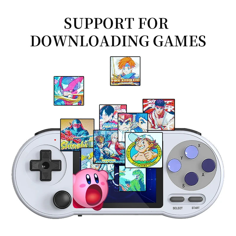 SF2000 handheld game console Mini Portable Game Console Built-in 6000 Games Retro Game Support AV Output