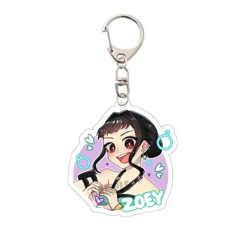 Anime Kpop Demon Hunter Stehende Marke Acryli Rumi Mira Zoey Waren Modell Stehende Marke Spielzeug Ornament Mode Wohnkultur Geschenk