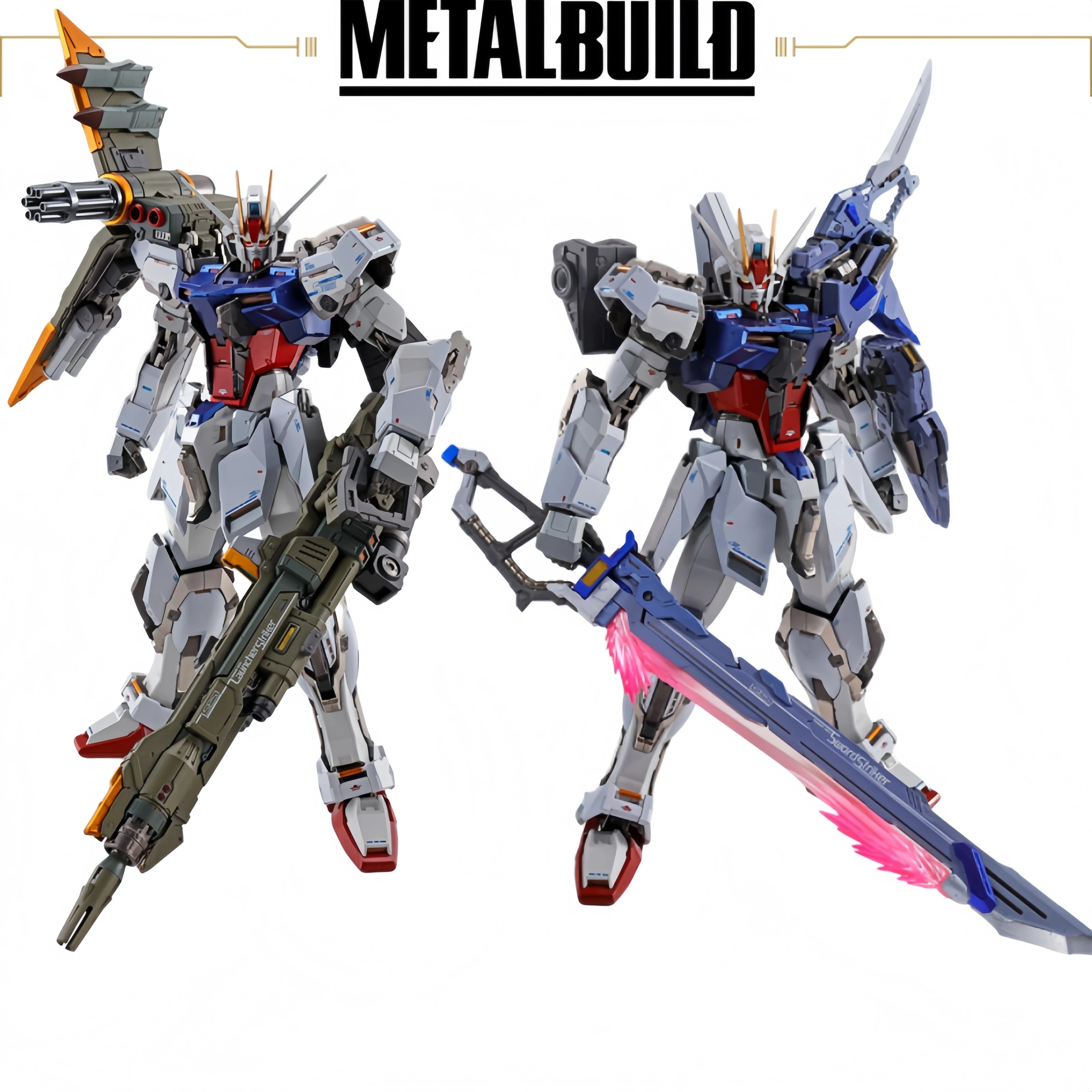 Bandai MB Sword Striker & Launcher Striker Set for Strike Gundam - Tamashii Web Shop Limited Action Figure Accessory Collectible