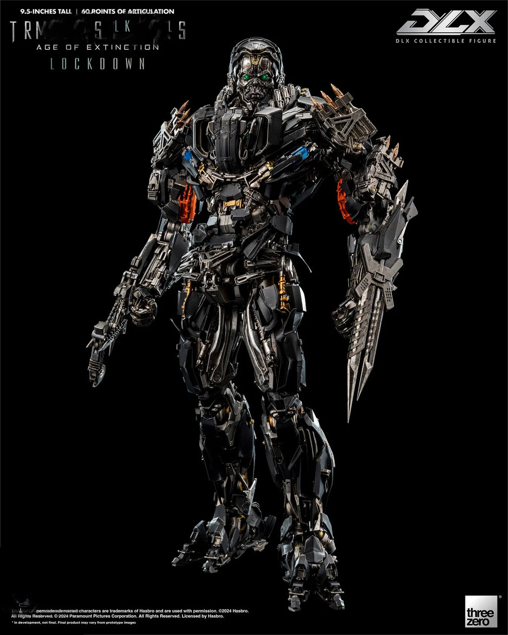 In Stock Originate 3A THREEZERO DLX Lockdown Movable Model Toys Collect Age of Extinction EVENT EXCLUSIVE