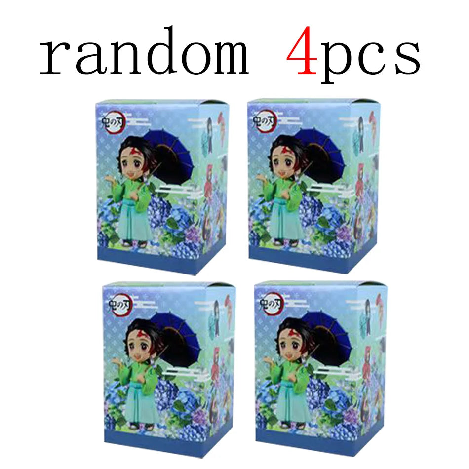 In Stock Original Anime Plum Rain Series AB Blind Box Figure Model Desktop Ornament Trendy Toys Collectible Gift