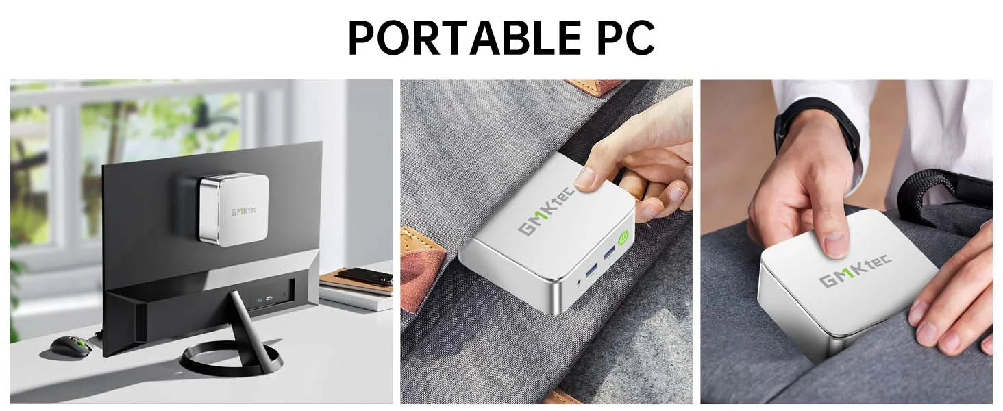 GMKtec G10 Mini PC AMD Ryzen 5 3500U 16GB DDR4 500GB SSD NVME Wifi5 BT5.0 Windows 11 Triple Display Desktop DIY Gamer Computer