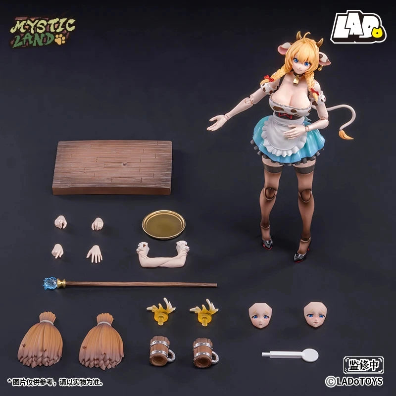 LADoTOYS ERA-003 Daisy Taurus Action Figure Model Toy Waitress Ver. Beer Sexy Girl with Magnetic Attraction Figure Collect Gift