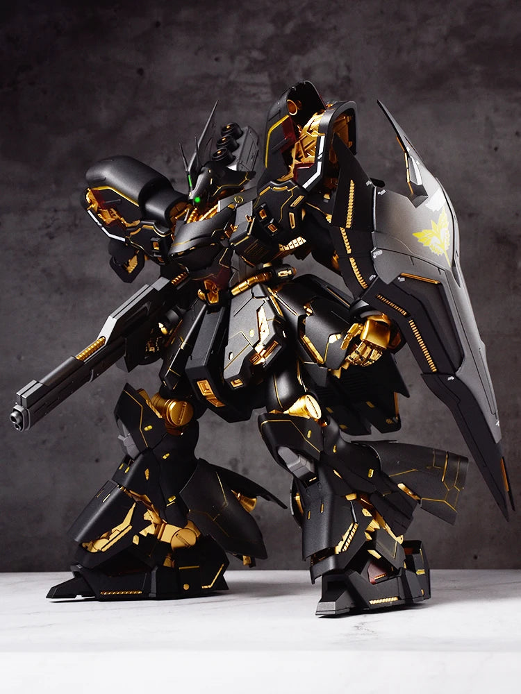 DABAN MG 1/100 Model MSN-04 SAZABI Ver .KA Black Special Coating Plating Mobile Suit Kids Toys Assemble Model