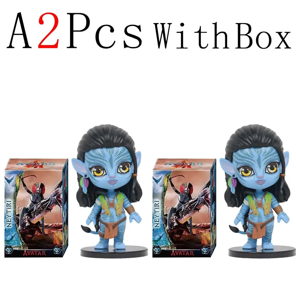 New popular Avatar: Fire and Ash cute Q-version figurine Jake Sully Neytiri PVC Figure Model Toys birthday gift Christmas gift