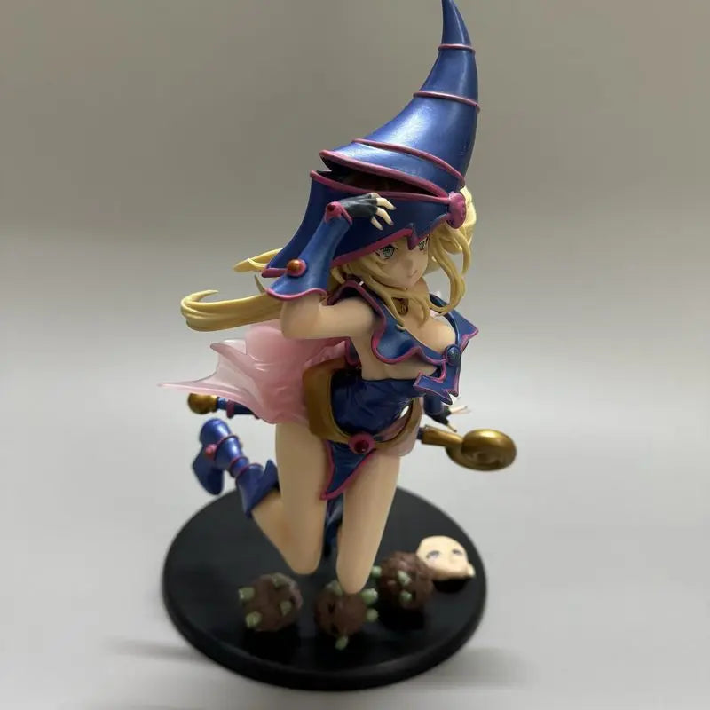 Yu Gi Oh Dark Magician Girl Gk Figure With Kuriboh Replaceable Face Anime Game Statue Desktop Decor Collectible For Anime Fans