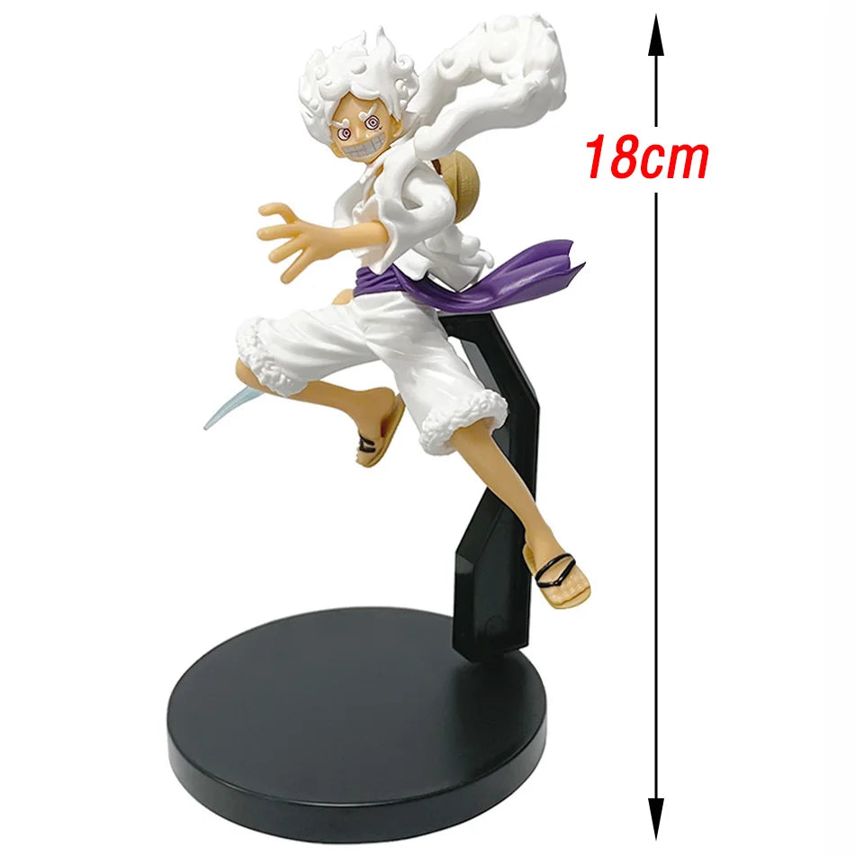 18cm Anime ONE PIECE Figure Toy  Nika Monkey D Luffy Action Figures Dolls Pvc Model Collectible Statue Toy Gift In Stock