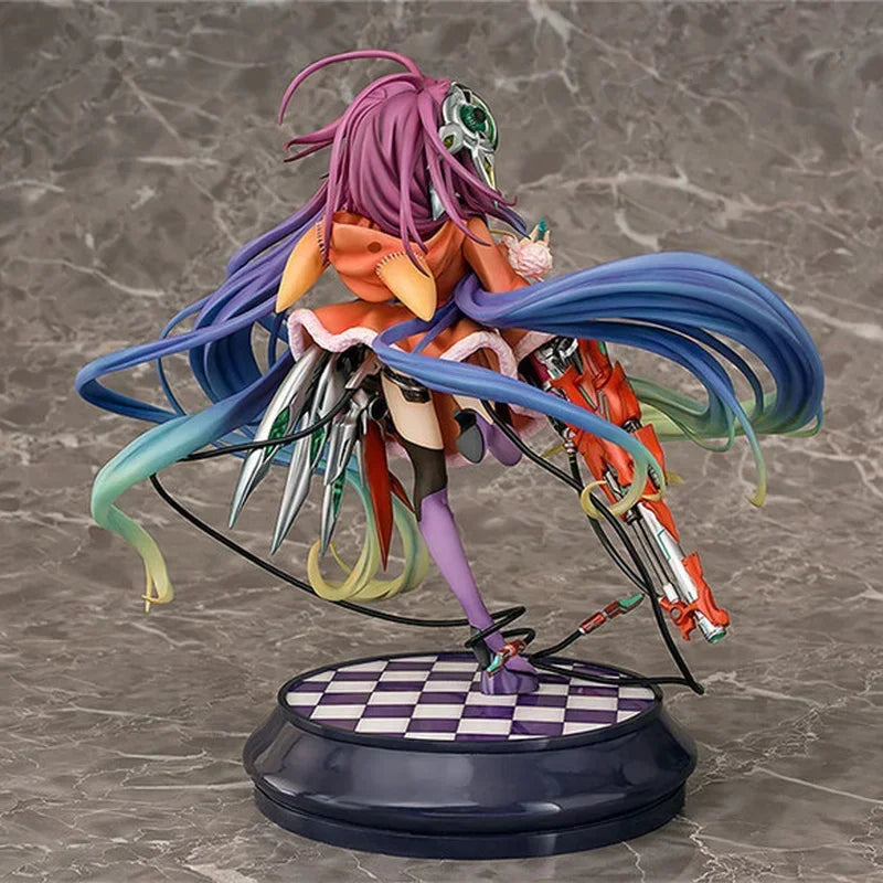 No Game No Life Figuren Zero Shiro Stephanie Dola 22cm Anime Modell Puppen Figuren Action Schwi Jibril Fairy Shampoo Figur