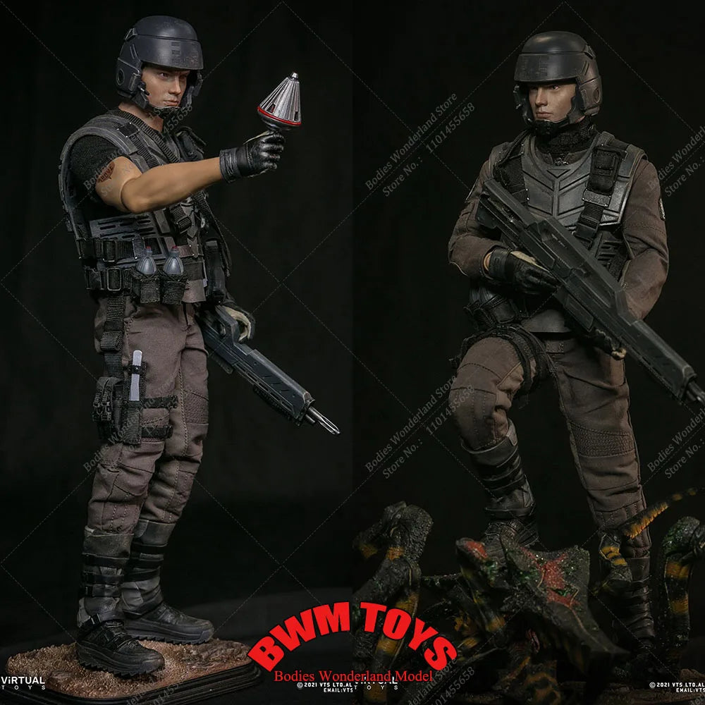 VTS TOYS VM037DX 1/6 Collectible Male Action Figure Starship Force-Team Leader Solider Doll Model for Fans Gifts