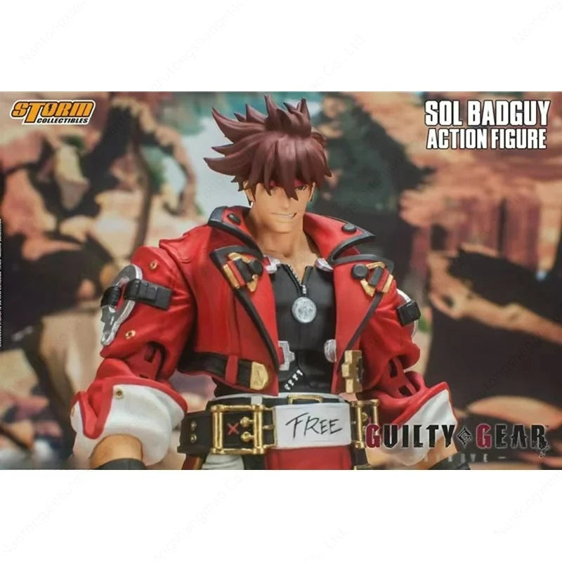 Original Storm Toys Sin Equipment Sol badguy In Stock Anime Action Collection Figures Model Toys