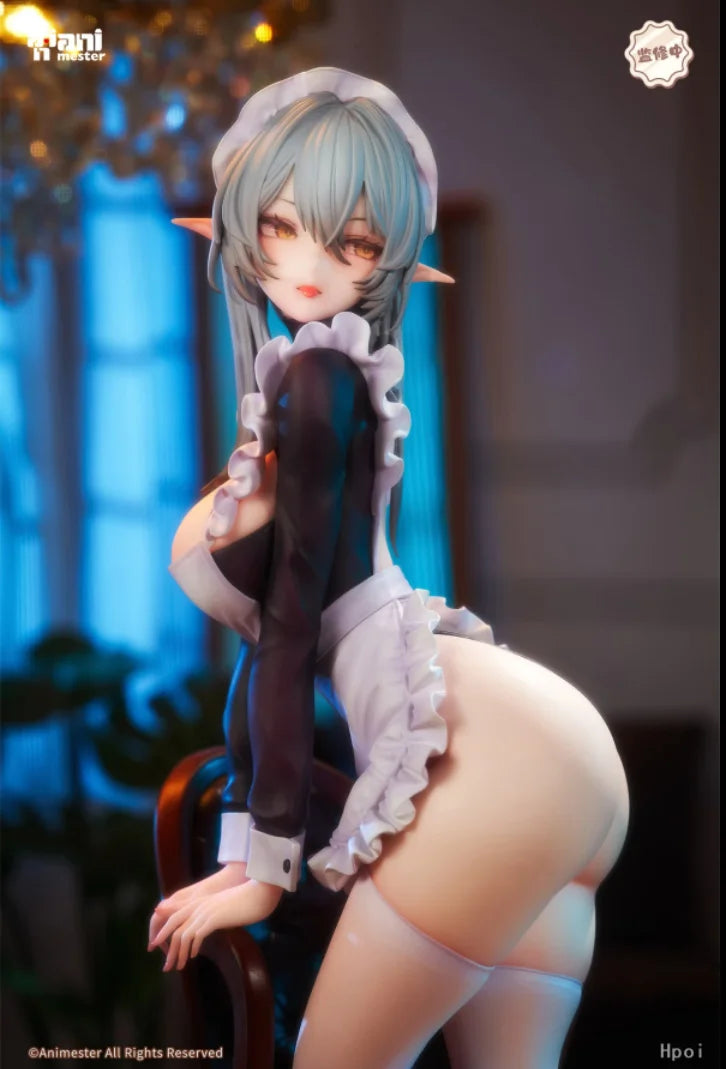 In Stock 100% Original AniMester 1/6 The Lazy Naughty Maid Sivir Chasing Eye 2.0 27CM Model Animation Character Action Toy
