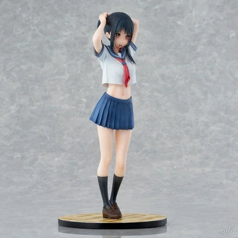 Anime KANTOKU Figuren Sailor Fuku No Mannaka Actionfiguren Modell PVC Blau Archiv Die Animationsfiguren-Sammlung Desktop-Spielzeug