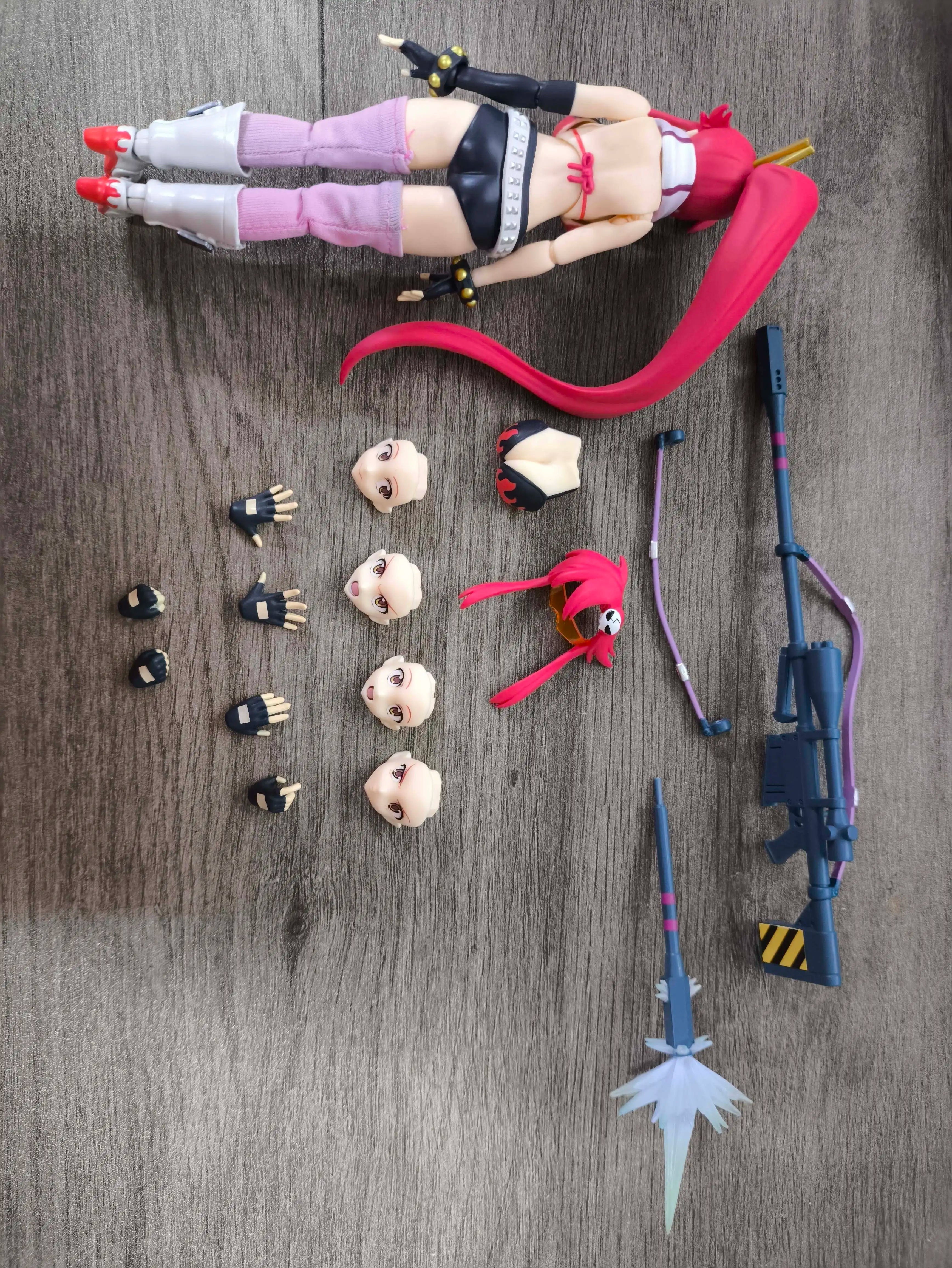 In Stock Tengen Toppa Gurren-Lagann Yoko Littner Loose Figures Genuine Aniplex Buzzmod 15cm Action Model Yoko Figurine Toy Gift