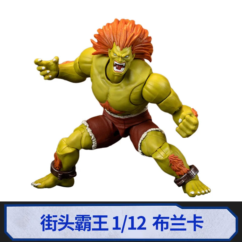 Jada Street Fighter 6 Blanka Sagat Vega Figure Action Model Toy Anime Street Fighter Figurine Doll Collect Ornament Gift Custom