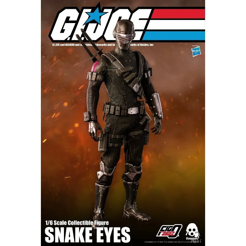 New Original Hasbro FigZero 3Z0215 G.I.JOE SNAKE EYES Action Figures Toys Collection