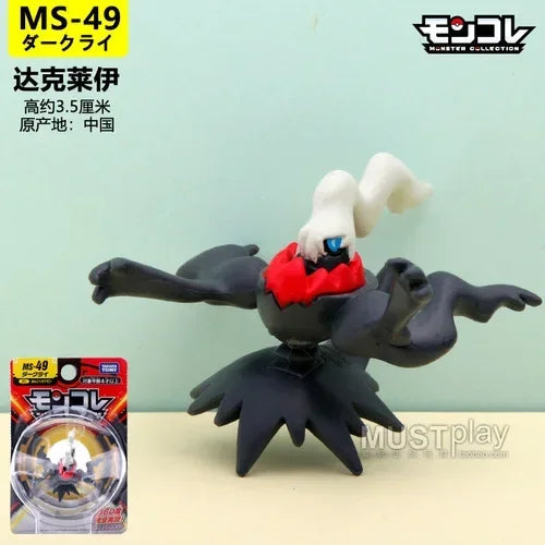 Original Takara Tomy  Figures Zeraora Machamp Rillaboom Zarude Drakloak Darkrai Action Figure Collected Ornament Model Toys