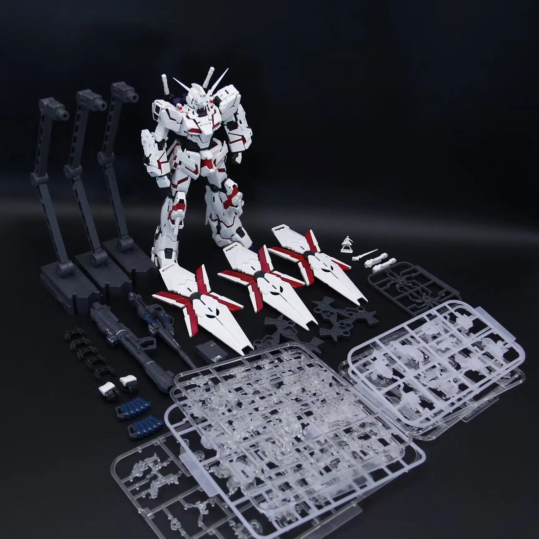 Shenshou Model Mgex Rx-0 Action Figures Mg 1/100 Unicorn 2202 Assembly Mecha Model Kit Robot Collect Figure Hobbies Toys Gifts
