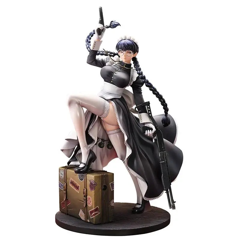 Original MEDICOS 1/7 Roberta 29CM PVC Anime Figure Black Lagoon Collectible Statue Model (Bonus Available)