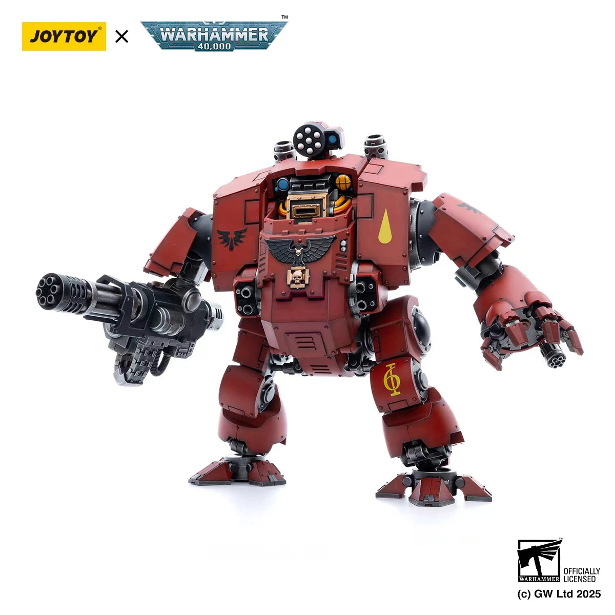 JOYTOY Warhammer 40K 1/18 Action Figure Blood Angels Redemptor Dreadnought Anime Figure Toys Gift