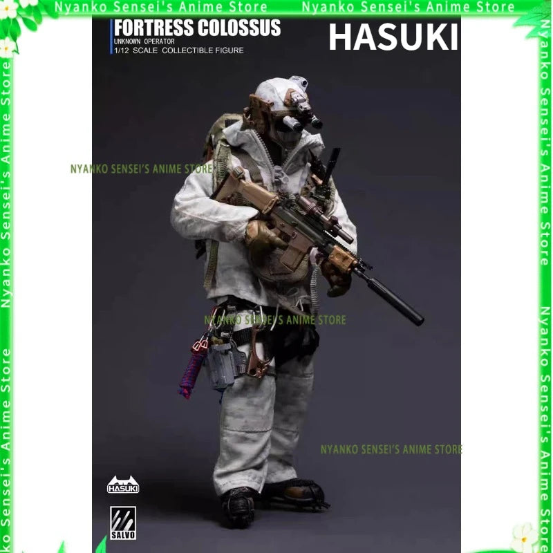 In Stock HASUKI SA-03 FORTRESS COLOSSUS UNKNOWN OPERATOR 1/12 Action Figure Anime Model Trendy Toy Desktop Doll Collectible