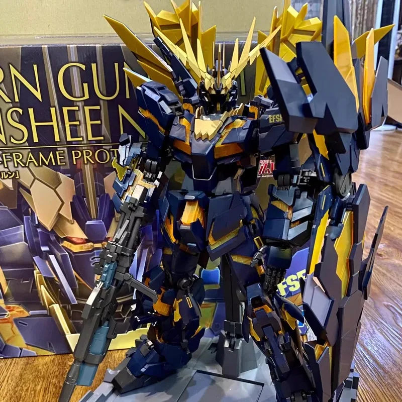 In Stock DABAN PG 1/60 Reprint Rx-02 Unicorn Banshee Anime Action Figure Assembly Model Skeleton Plastic Toy for Collectors